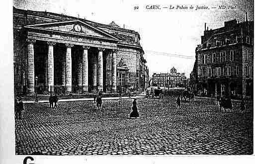 Ville de CAEN Carte postale ancienne