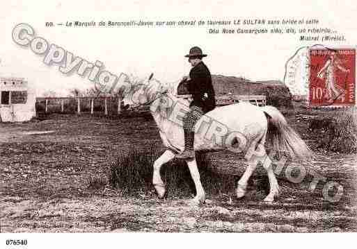 Ville de CAMARGUE Carte postale ancienne