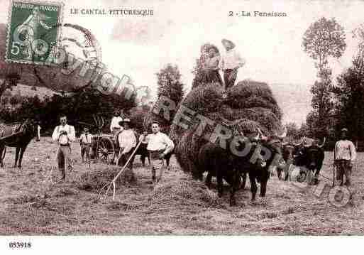 Ville de CANTAL Carte postale ancienne