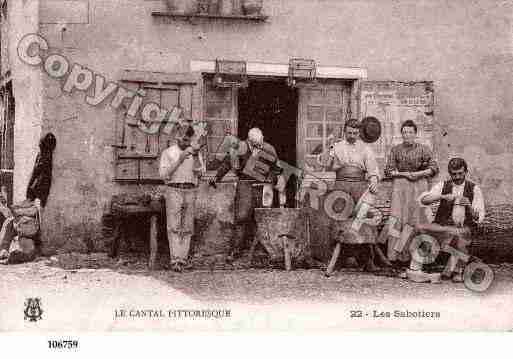 Ville de CANTAL Carte postale ancienne