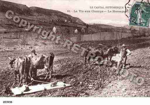 Ville de CANTAL Carte postale ancienne