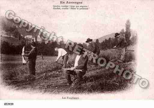 Ville de CANTAL Carte postale ancienne