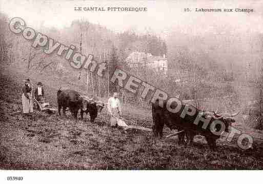 Ville de CANTAL Carte postale ancienne