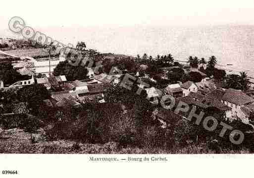 Ville de CARBET(LE) Carte postale ancienne