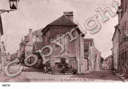 Ville de CARRIERESSOUSPOISSY Carte postale ancienne