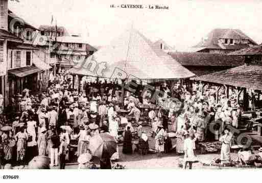 Ville de CAYENNE Carte postale ancienne