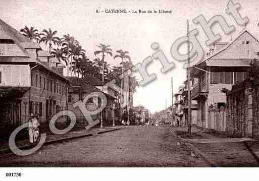 Ville de CAYENNE Carte postale ancienne