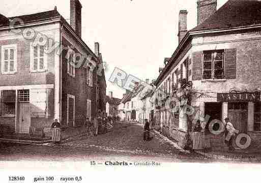 Ville de CHABRIS Carte postale ancienne