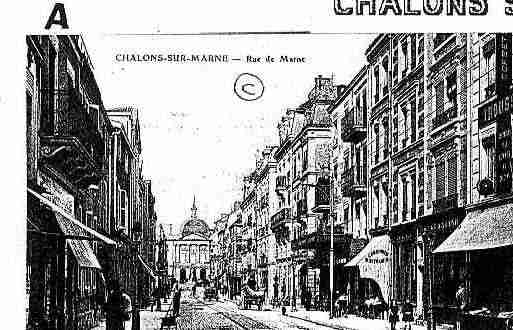 Ville de CHALONSSURMARNE Carte postale ancienne