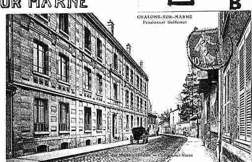 Ville de CHALONSSURMARNE Carte postale ancienne