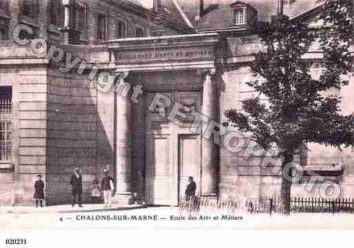 Ville de CHALONSSURMARNE Carte postale ancienne