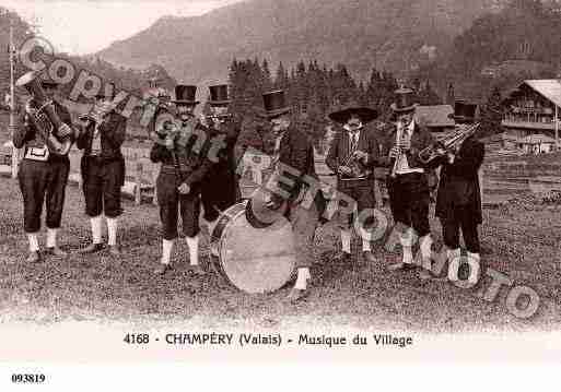 Ville de CHAMPERY Carte postale ancienne