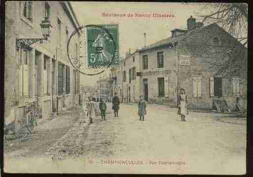 Ville de CHAMPIGNEULLES Carte postale ancienne