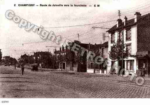 Ville de CHAMPIGNYSURMARNE Carte postale ancienne