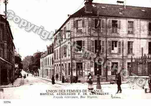 Ville de CHAMPIGNYSURMARNE Carte postale ancienne