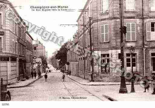 Ville de CHAMPIGNYSURMARNE Carte postale ancienne