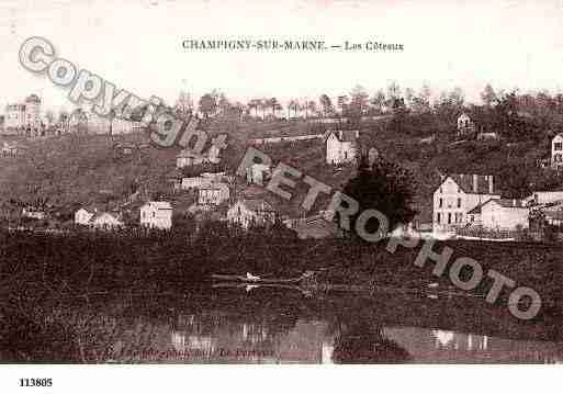 Ville de CHAMPIGNYSURMARNE Carte postale ancienne