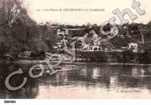 Ville de CHAMPIGNYSURMARNE Carte postale ancienne