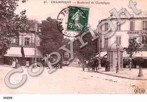 Ville de CHAMPIGNYSURMARNE Carte postale ancienne