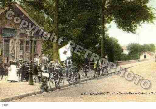 Ville de CHAMPIGNYSURMARNE Carte postale ancienne