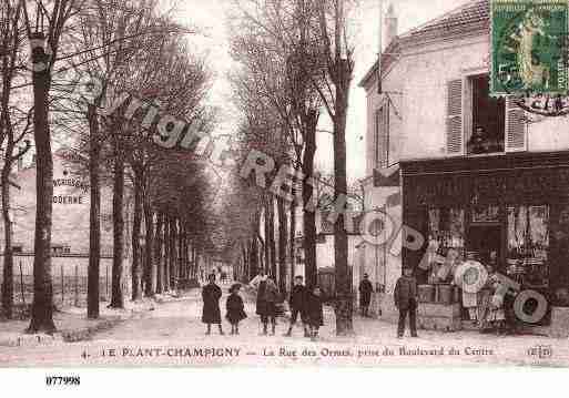 Ville de CHAMPIGNYSURMARNE Carte postale ancienne