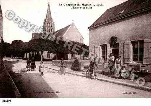 Ville de CHAPELLESAINTMARTINENPLAINE(LA) Carte postale ancienne