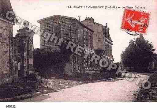 Ville de CHAPELLESAINTSULPICE(LA) Carte postale ancienne