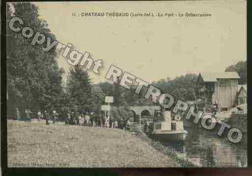 Ville de CHATEAUTHEBAUD Carte postale ancienne