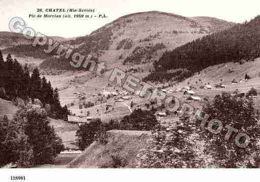 Ville de CHATEL Carte postale ancienne