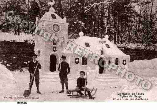 Ville de CHAUXDEFONDS(LA) Carte postale ancienne