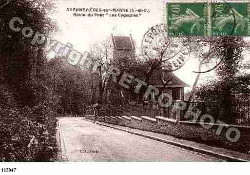 Ville de CHENNEVIERESSURMARNE Carte postale ancienne