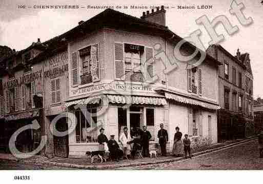 Ville de CHENNEVIERESSURMARNE Carte postale ancienne