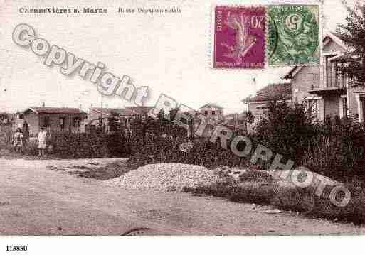 Ville de CHENNEVIERESSURMARNE Carte postale ancienne