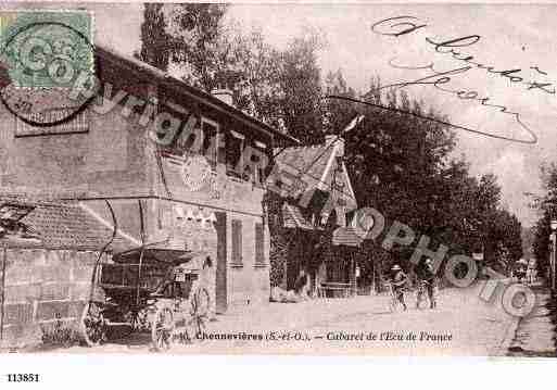 Ville de CHENNEVIERESSURMARNE Carte postale ancienne