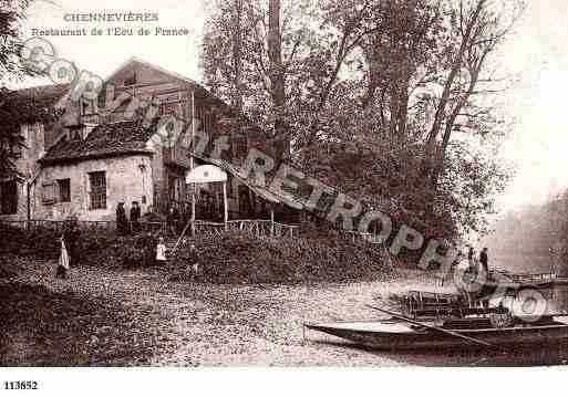 Ville de CHENNEVIERESSURMARNE Carte postale ancienne