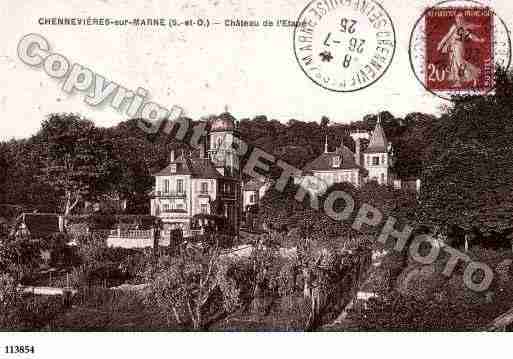 Ville de CHENNEVIERESSURMARNE Carte postale ancienne