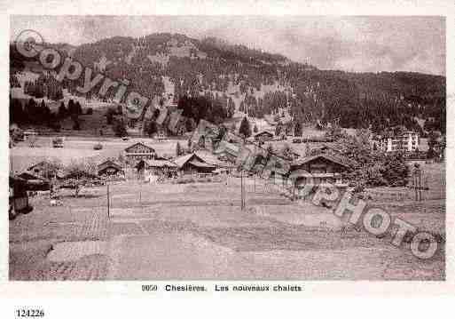 Ville de CHESIERES Carte postale ancienne