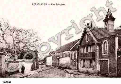 Ville de CLAYESSOUSBOIS(LES) Carte postale ancienne