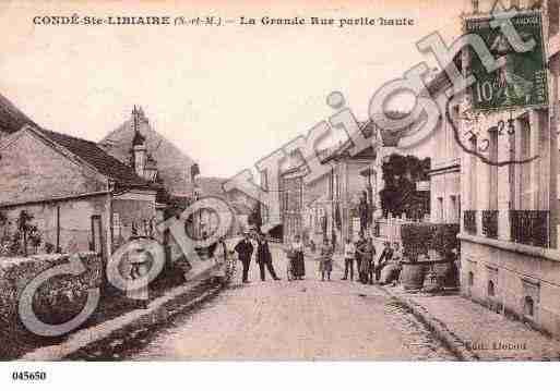 Ville de CONDESAINTELIBIAIRE Carte postale ancienne