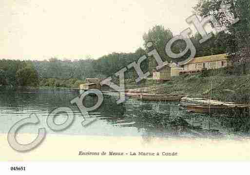 Ville de CONDESAINTELIBIAIRE Carte postale ancienne