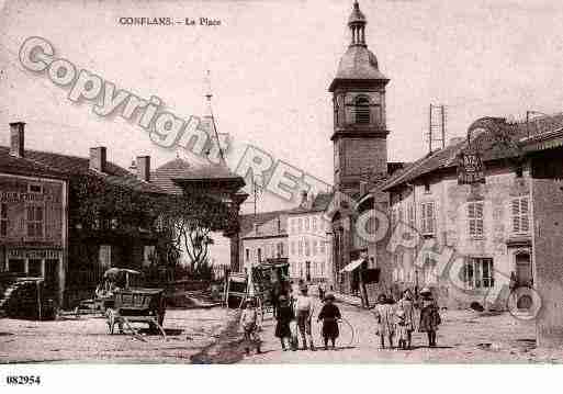 Ville de CONFLANSENJARNISY Carte postale ancienne