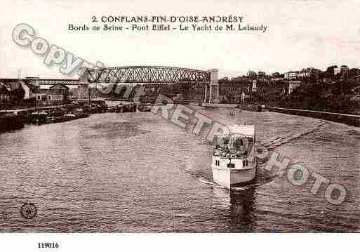 Ville de CONFLANSSAINTEHONORINE Carte postale ancienne