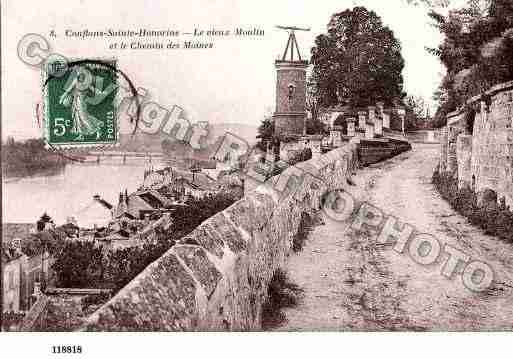 Ville de CONFLANSSAINTEHONORINE Carte postale ancienne