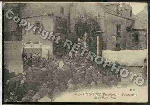 Ville de CONQUET(LE) Carte postale ancienne