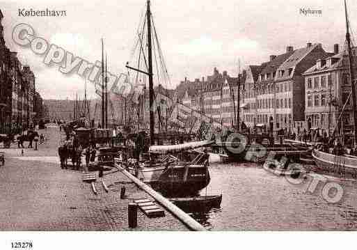 Ville de COPENHAGUE Carte postale ancienne