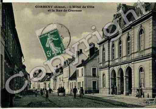 Ville de CORBENY Carte postale ancienne