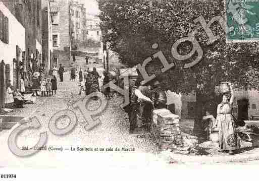 Ville de CORTE Carte postale ancienne