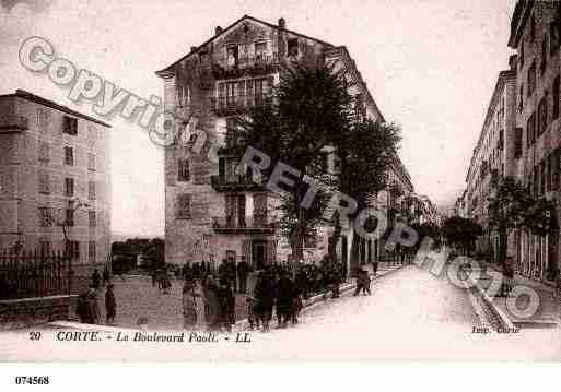 Ville de CORTE Carte postale ancienne