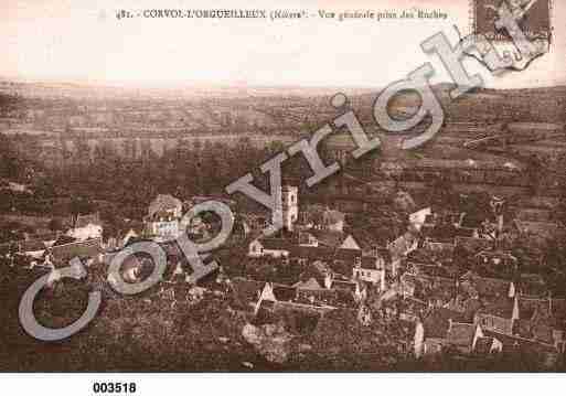 Ville de CORVOLL\'ORGUEILLEUX Carte postale ancienne