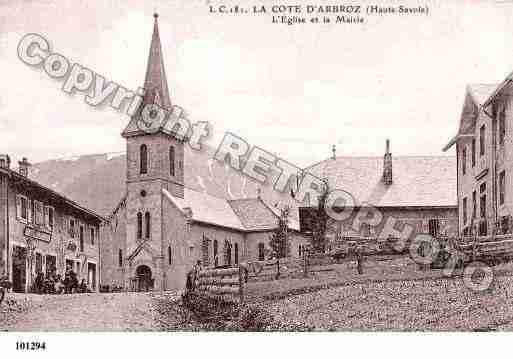 Ville de COTED\\\'ARBROZ(LA) Carte postale ancienne